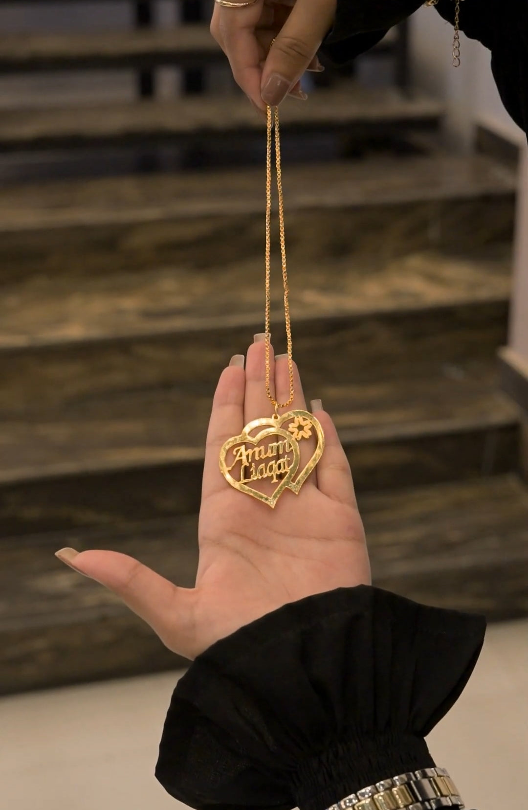 Couple Name Necklace